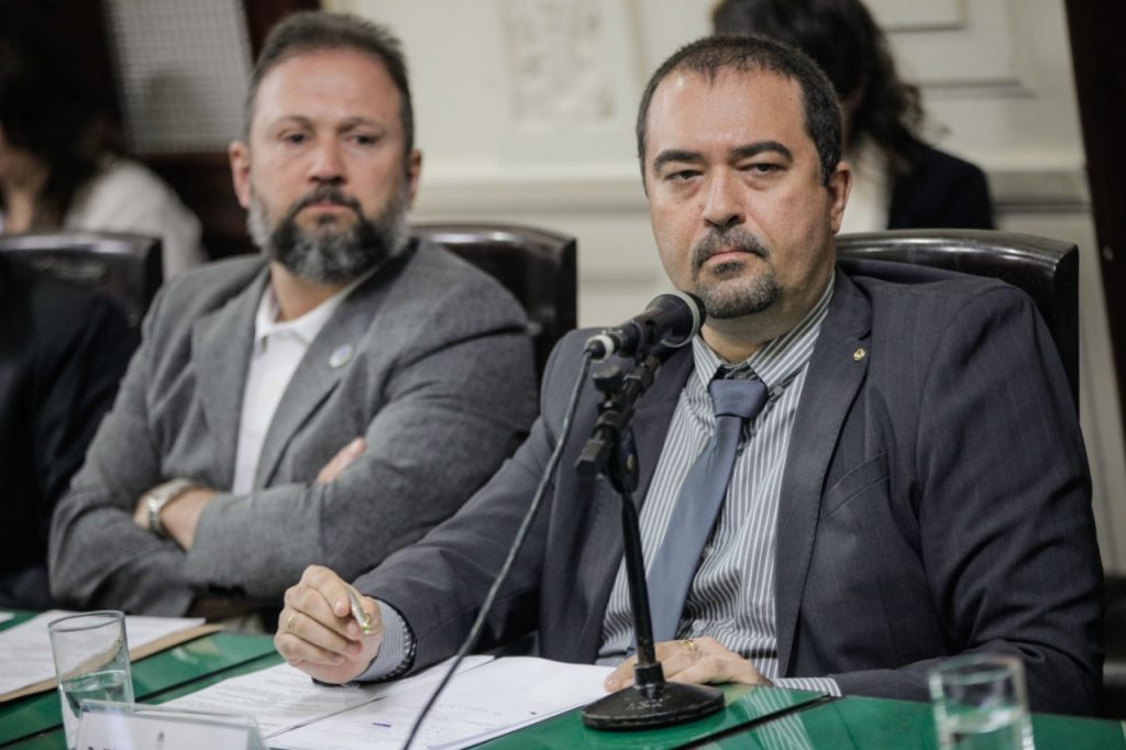 Fábio Neira presidente COLPOL-RJ e Marcio Garcia presidente SINDPOL-RJ